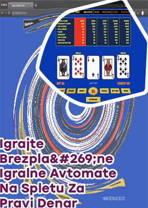 Igrajte video poker na spletu za denar